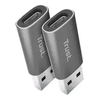 Trust Calyx USB Type-C USB Type-A Gris