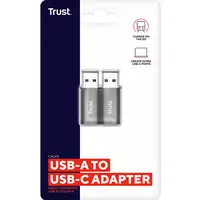 Trust Calyx USB Type-C USB Type-A Gris