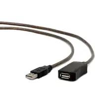 Gembird USB A/USB A M/F 10m cable USB USB 2.0 Negro
