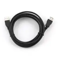 Gembird 3m USB 2.0 A M/FM cable USB USB A Negro