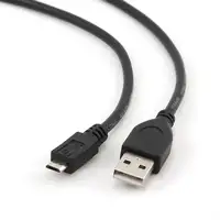 Gembird CCP-MUSB2-AMBM-0.5M cable USB USB 2.0 0,5 m USB A Micro-USB B Negro