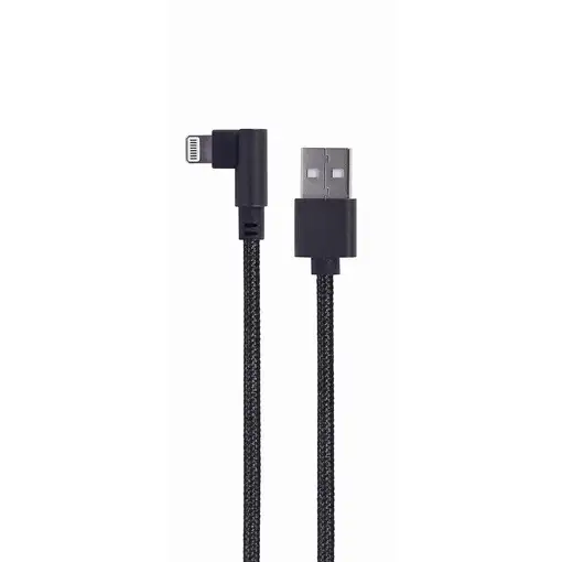 Gembird CC-USB2-AMLML-0.2M cable de conector Lightning 0,2 m Negro
