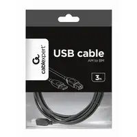 Gembird CCP-USB2-AMBM-10 cable USB 3,04 m USB A USB B Negro