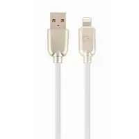 Cablexpert CC-USB2R-AMLM-2M-W cable de conector Lightning Blanco