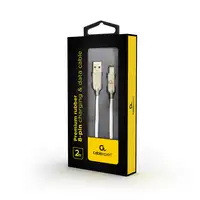 Cablexpert CC-USB2R-AMLM-2M-W cable de conector Lightning Blanco