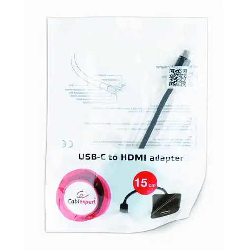 Gembird A-CM-HDMIF-01 Adaptador gráfico USB 3840 x 2160 Pixeles Negro