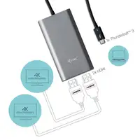 i-tec Thunderbolt 3 Dual Adaptador de Video de HDMI