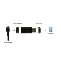 Gembird A-USB2-CMmF-01 USB Type-C Micro USB Negro