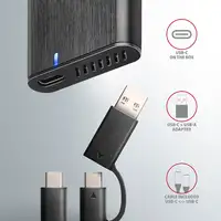 Axagon EEM2-SB2 caja para disco duro externo Caja externa para unidad de estado só
