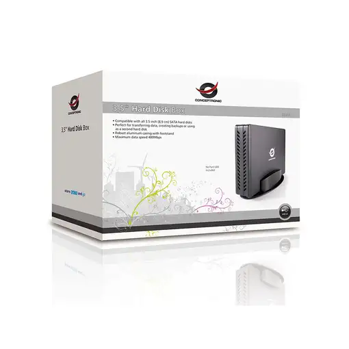 Conceptronic CHD3SU caja para disco duro externo Caja de disco duro (HDD) Negro 3.