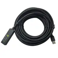Techly ICUR30100G cable USB USB 3.2 Gen 1 (3.1 Gen 1) 10 m USB A Negro