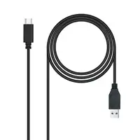 Nanocable Cable USB 3.1 Gen2 10Gbps 3A, tipo USB-C/M-A/M, negro, 0.5 m