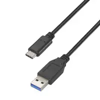 AISENS Cable USB 3.1 Gen 2 10 Gbps 3 A, Tipo C/M-A/M, Negro, 0.5m
