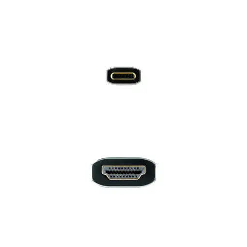 Nanocable Cable Conversor USB-C a HDMI 2.1 8K@60HZ 1.8m, Negro