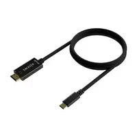 AISENS Cable Conversor USB-C A HDMI 4K@30Hz, USB-C/M-HDMI/M, Negro, 0.8M