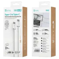 UNICO CB1267 cable USB 1 m USB C Blanco