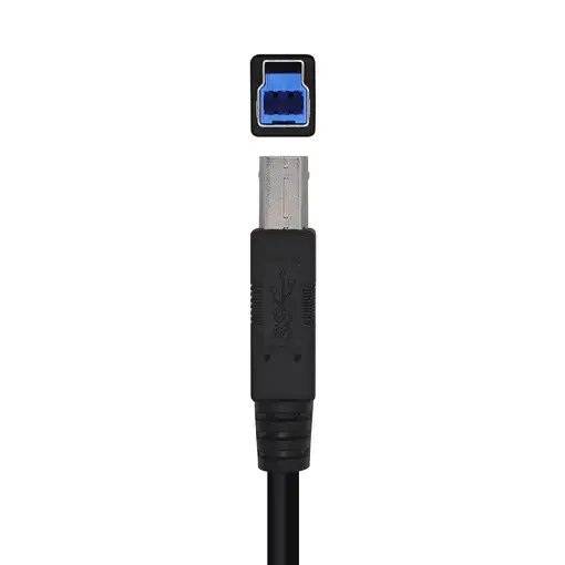 AISENS Cable USB 3.0 Impresora Tipo A/M-B/M, Negro, 3.0m