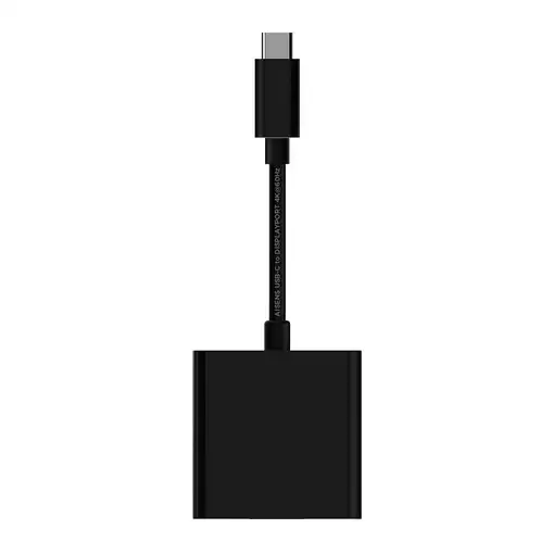 AISENS Conversor USB-C A DisplayPort, 4k@60Hz, USB C/M - DP/H, Negro, 15cm
