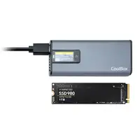 CoolBox COO-MCM-M2F caja para disco duro externo Caja externa para unidad de estad
