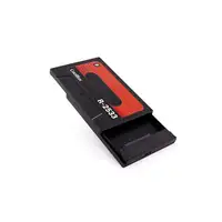 CoolBox SlimChase R-2533 Carcasa de disco duro/SSD Negro, Rojo 2.5"