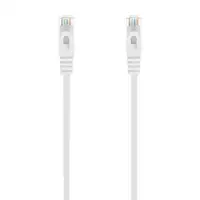 AISENS Cable de Red Latiguillo RJ45 LSZH Cat.6A 500 Mhz UTP AWG24, Blanco, 30CM