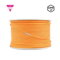Nanocable Cable de Red CAT.7 LSZH SFTP PIMF AWG23, Naranja, 305m