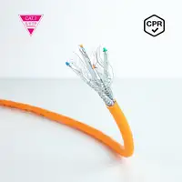 Nanocable Cable de Red CAT.7 LSZH SFTP PIMF AWG23, Naranja, 305m