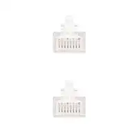 Nanocable CABLE RED LATIGUILLO RJ45 CAT.6 UTP AWG24, BLANCO, 2.0 M