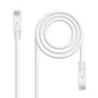 Nanocable Cable Red Latiguillo RJ45 LSZH CAT.6A UTP AWG24, Blanco, 25 cm