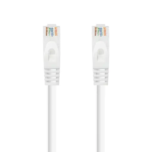 Nanocable Cable Red Latiguillo RJ45 LSZH CAT.6A UTP AWG24, Blanco, 25 cm