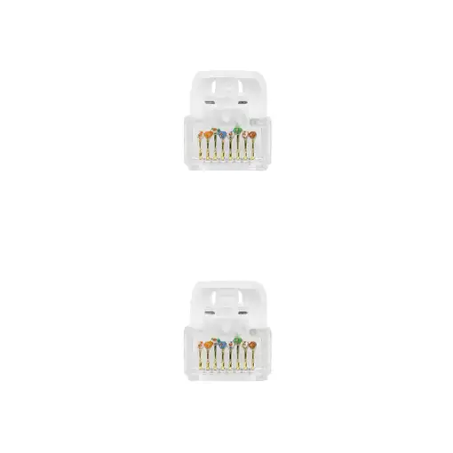 Nanocable Cable Red Latiguillo RJ45 LSZH CAT.6A UTP AWG24, Blanco, 25 cm