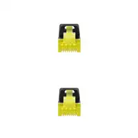 Nanocable Cable de red latiguillo RJ45 LSZH Cat.6A SFTP AWG26, Negro, 2.0 m