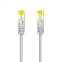 Nanocable Cable Red Latiguillo RJ45 LSZH CAT.6A SFTP AWG26, Gris, 25 cm