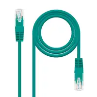 Nanocable CABLE RED LATIGUILLO RJ45 CAT.5E UTP AWG24, VERDE, 3.0 M