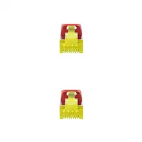 Nanocable Cable Red Latiguillo RJ45 LSZH CAT.6A SFTP AWG26, Rojo, 30 cm