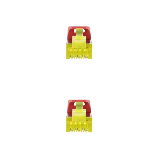 Nanocable Cable Red Latiguillo RJ45 LSZH CAT.6A SFTP AWG26, Rojo, 30 cm