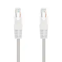 Nanocable CABLE RED LATIGUILLO RJ45 CAT.5E UTP AWG24, BLANCO, 0.5 M