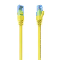 AISENS Cable De Red Latiguillo RJ45 Cat.6 UTP AWG26 CCA, Amarillo, 1.0 m