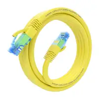 AISENS Cable De Red Latiguillo RJ45 Cat.6 UTP AWG26 CCA, Amarillo, 2.0 m