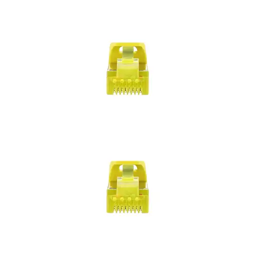 Nanocable Cable de red latiguillo RJ45 LSZH Cat.6A SFTP AWG26, Amarillo, 0.5m