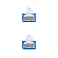 Nanocable Cable Red Latiguillo RJ45 CAT.6 UTP AWG24, Azul, 30 cm