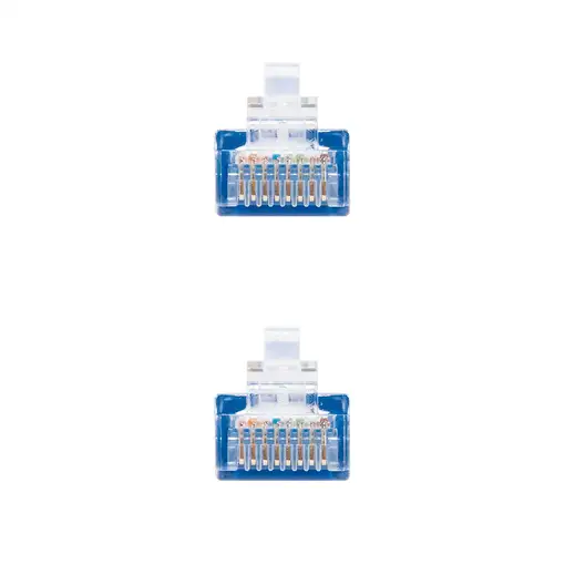 Nanocable Cable Red Latiguillo RJ45 CAT.6 UTP AWG24, Azul, 30 cm