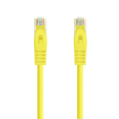 Nanocable Cable de red latiguillo RJ45 LSZH Cat.6A UTP AWG24, Amarillo, 3.0m