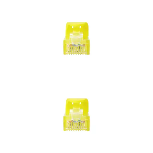 Nanocable Cable de red latiguillo RJ45 LSZH Cat.6A UTP AWG24, Amarillo, 3.0m