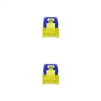 Nanocable Cable de red latiguillo RJ45 LSZH Cat.6A SFTP AWG26, Azul, 1.0 m