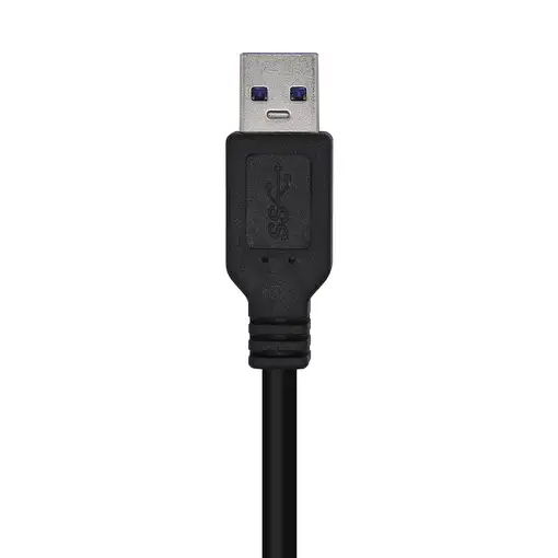 AISENS Cable USB 3.0, Tipo A/M-A/M, Negro, 1.0m