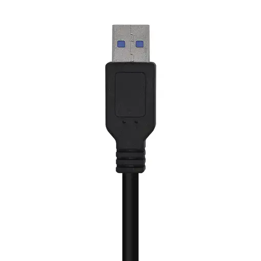 AISENS Cable USB 3.0, Tipo A/M-A/M, Negro, 1.0m