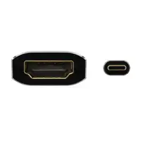 AISENS Conversor Aluminio USB-C a HDMI 4K@60Hz, USB-C/M-HDMI/H, Gris, 15cm