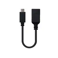Nanocable USB 3.1, 0.15m cable USB USB 3.2 Gen 2 (3.1 Gen 2) 0,15 m USB A USB C Ne