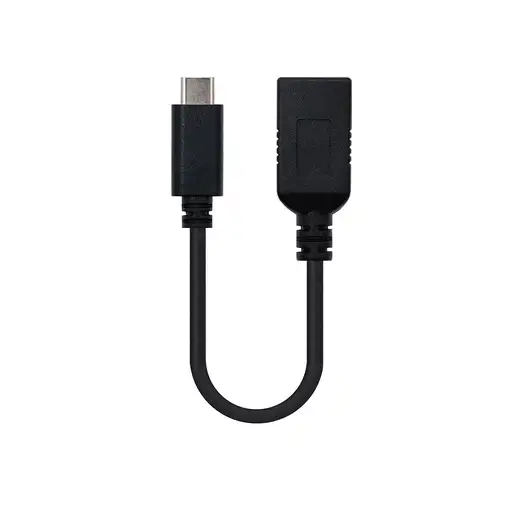 Nanocable USB 3.1, 0.15m cable USB USB 3.2 Gen 2 (3.1 Gen 2) 0,15 m USB A USB C Ne